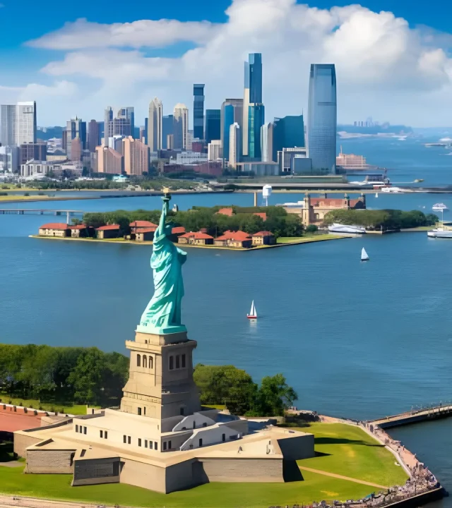 foto de la estatua de ny